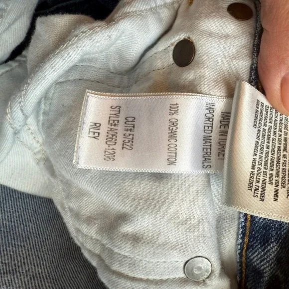 AGOLDE Riley Los Angeles Denim Jeans Womens Size 29 Distressed Light Wash